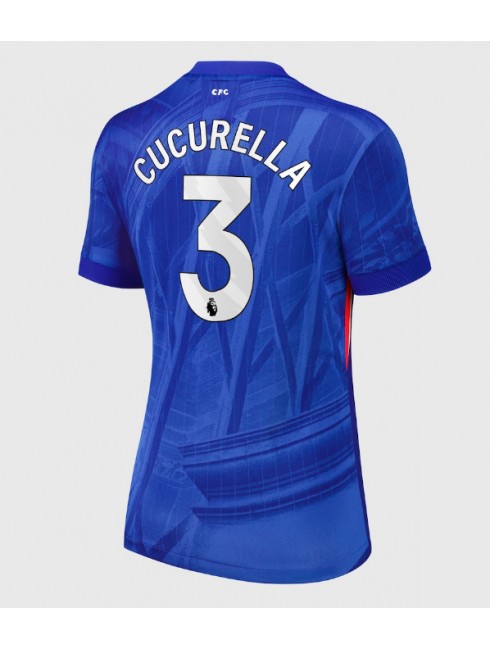 Chelsea Marc Cucurella #3 Zenski Domaci Dres 2025-26 Kratak Rukavima Chelsea Marc Cucurella #3 Zenski Domaci Dres 2025-26 Kratak Rukavima